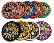 300 Chip Nevada Jacks 10g Set w/ Aluminum Case, 10-NJACKS-300s